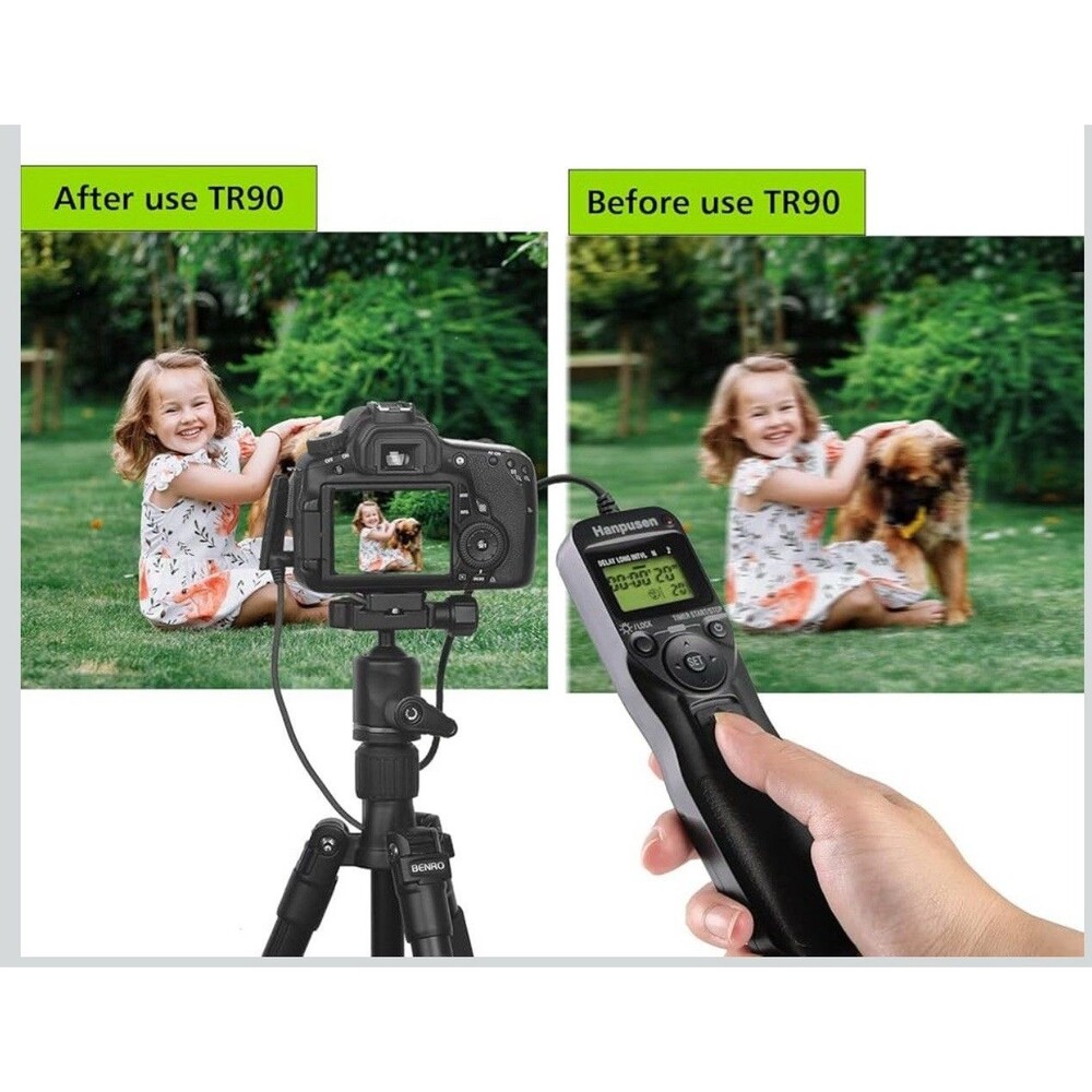Hanpusen TR-90 Remote Switch With Digital Timer For Camera Shutter Use - Picture 4 of 8